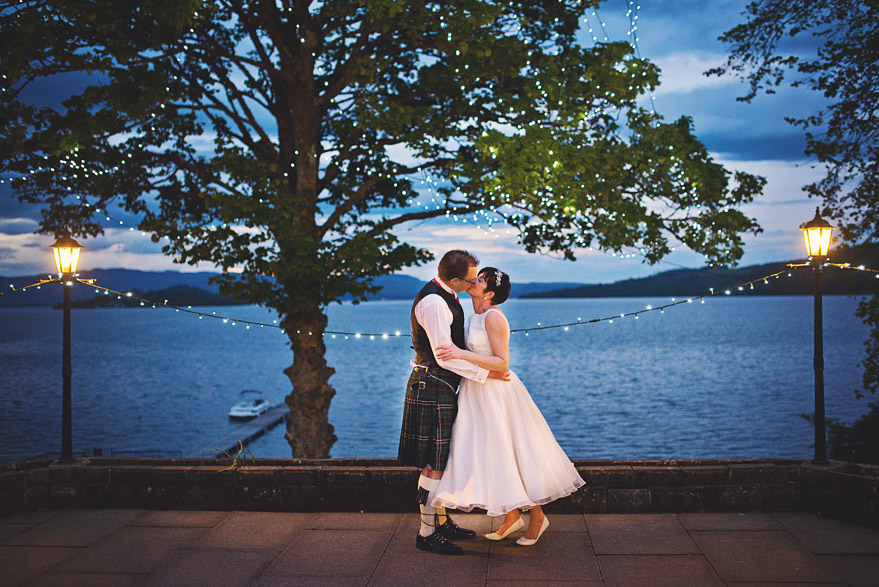 wedding photos loch lomond