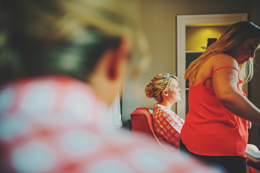 bride getting ready aberdeen