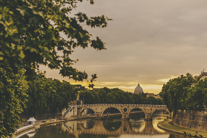 sunset in rome sunset in rome