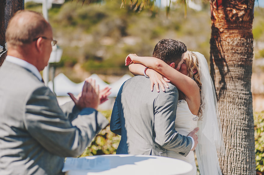 frist kiss yacht club mallorca wedding frist kiss yacht club mallorca wedding