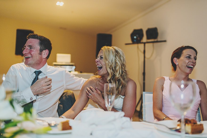 bride laughing during the wedding in mallorca bride laughing during the wedding in mallorca
