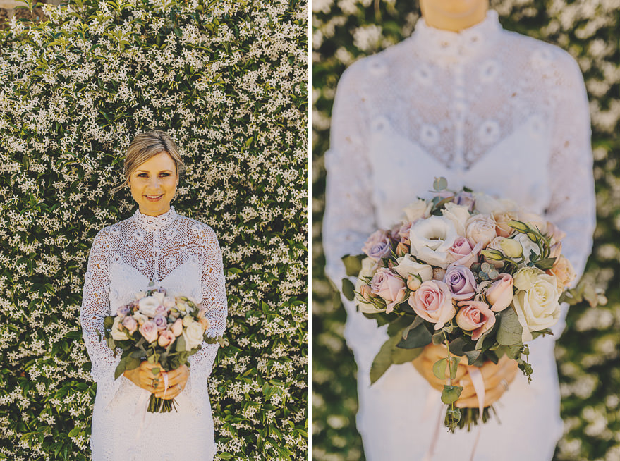 bride at borgo di tragliata