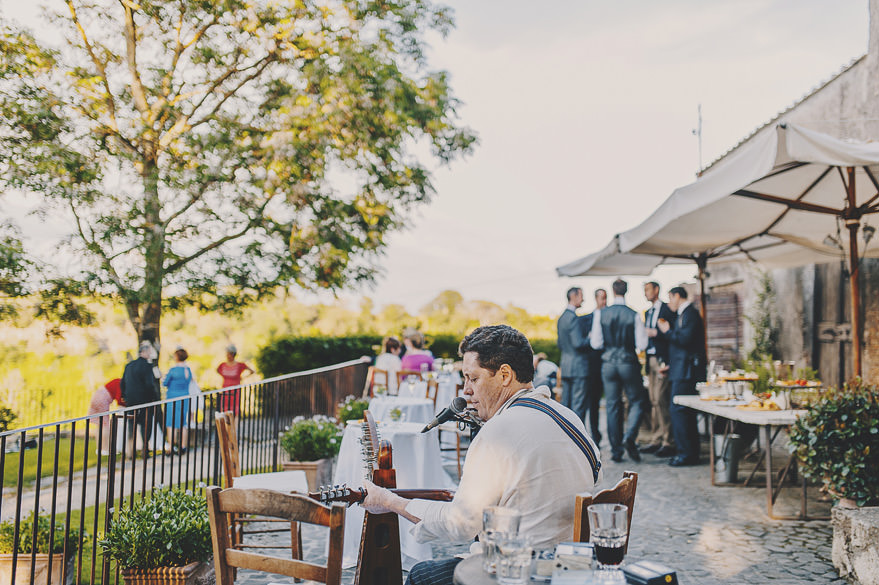 outside wedding in italy
