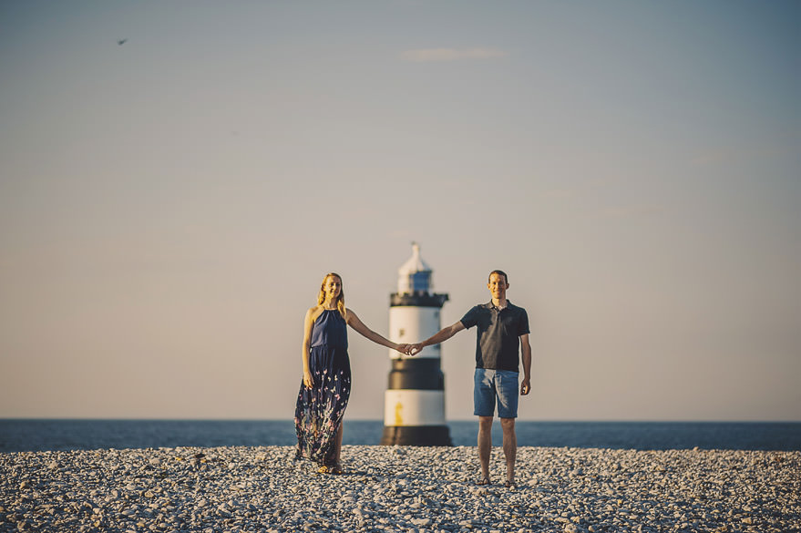 Trwyn Du Lighthouse engagement session