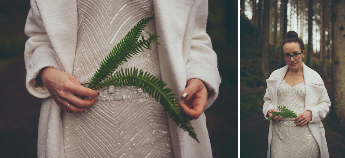 wedding in the forest