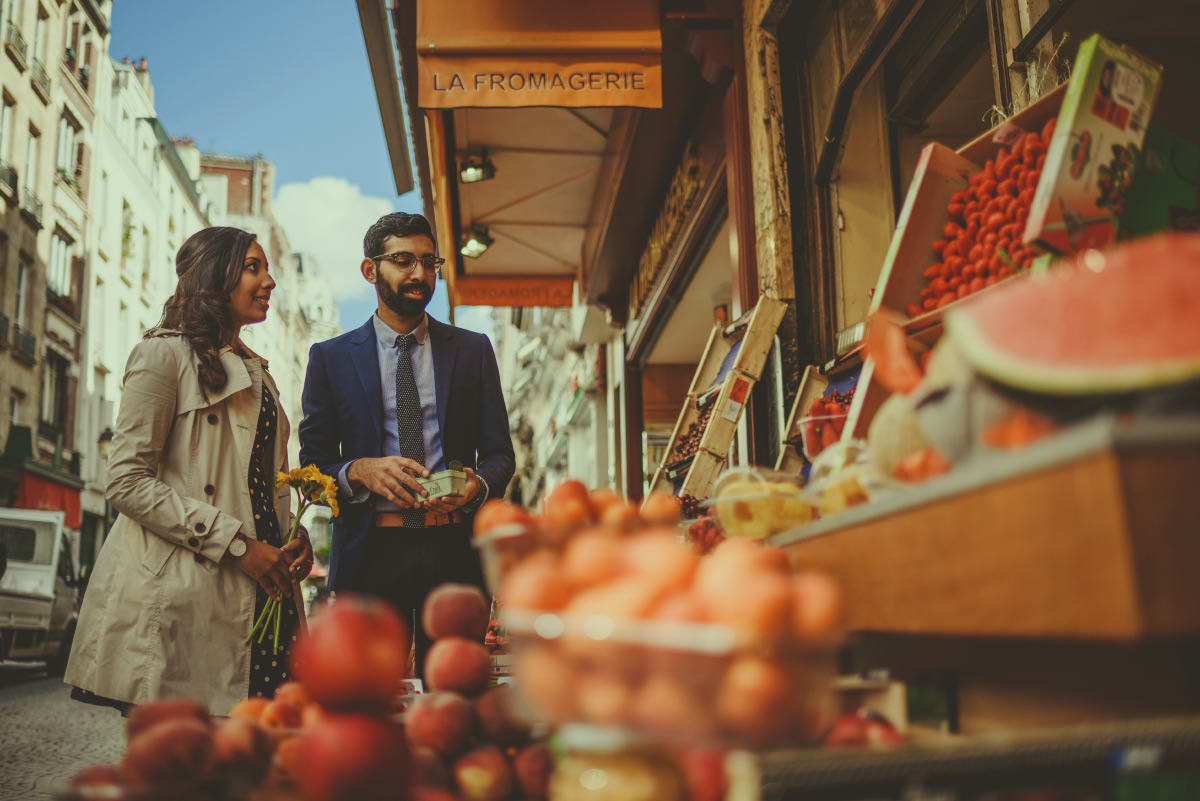paris engagement photos
