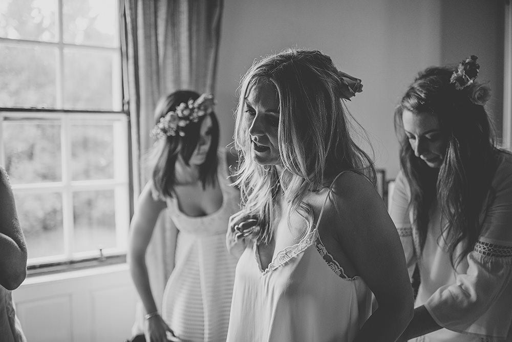 bride preparations inshriach house