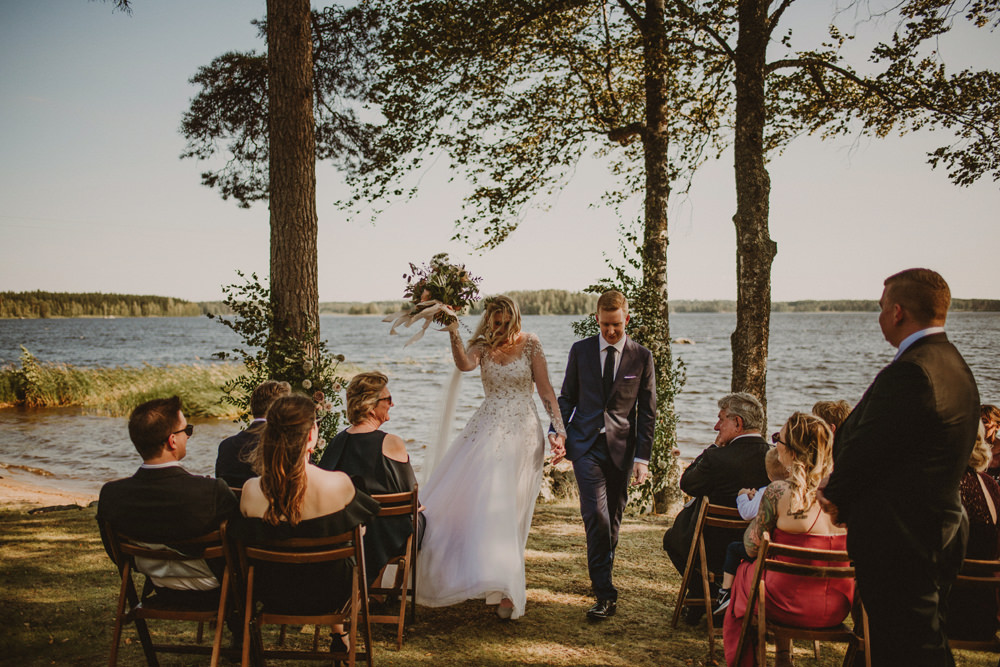 outdoor wedding in Mikkeli