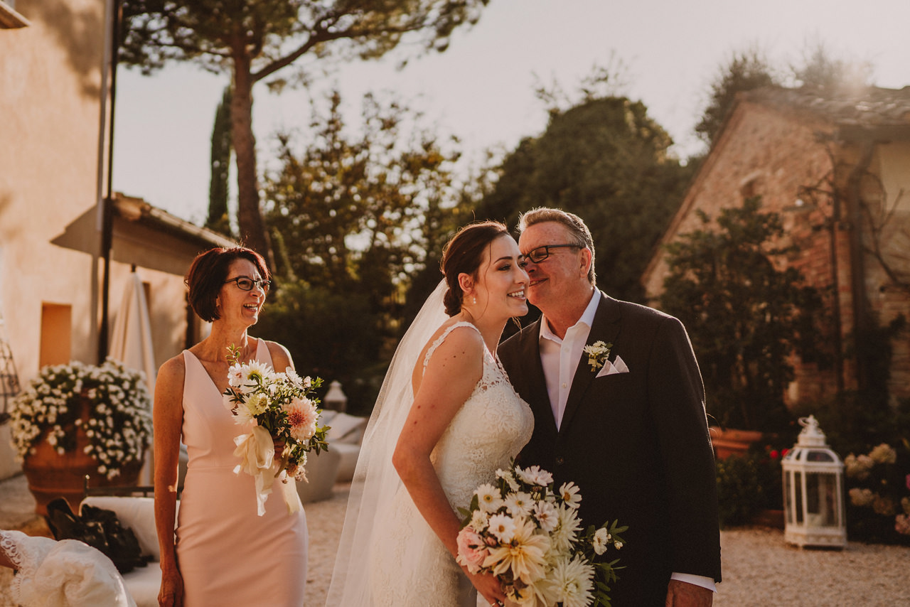 outdoor wedding in tuscany