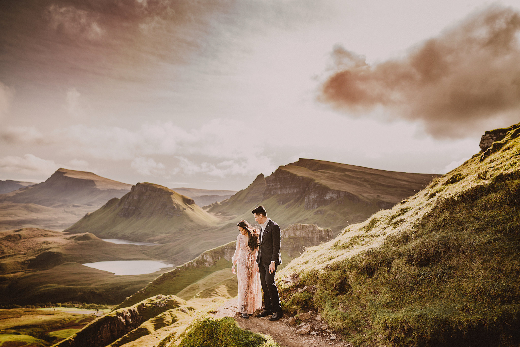 Wedding at The Quiraing in Scotland